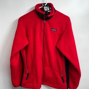 24 Vintage Patagonia Fleece Jacket - Red - Made USA mark on bavk see pic